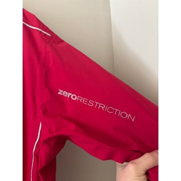 Zero Restriction Tour Series Quarter Zip Golf Jacket Windbreaker Mens Large - Picture 4 of 6